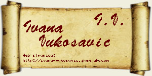Ivana Vukosavić vizit kartica